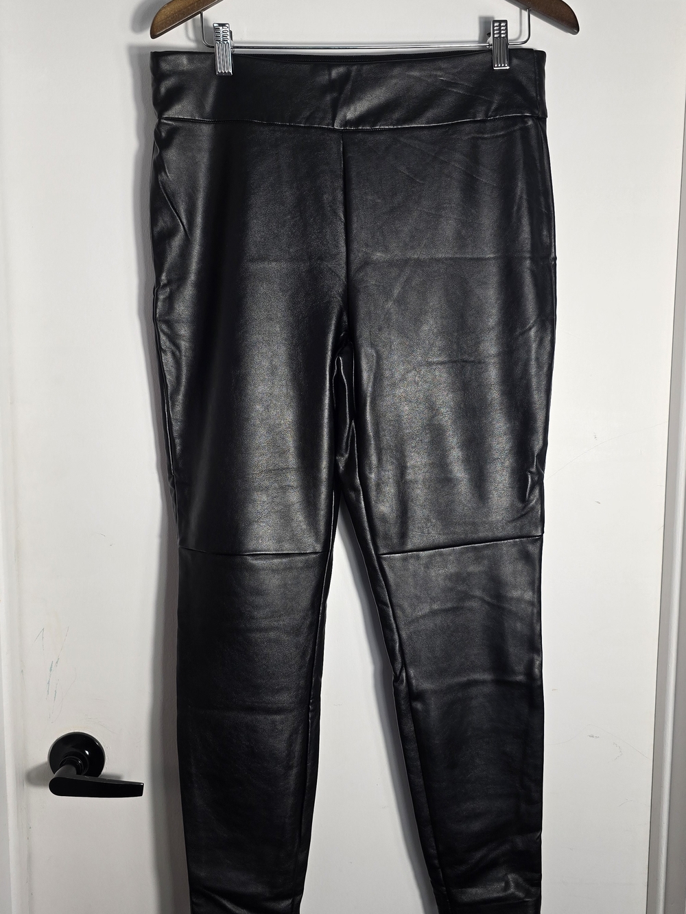 Dynamite Black Faux Leather Jeggings
